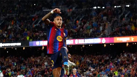 Raphinha khiến cả Kylyan Mbappe lẫn Lamine Yamal xanh mặt